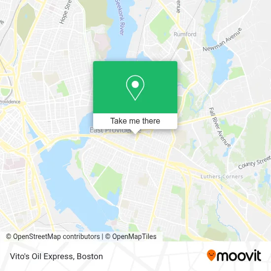 Vito's Oil Express map