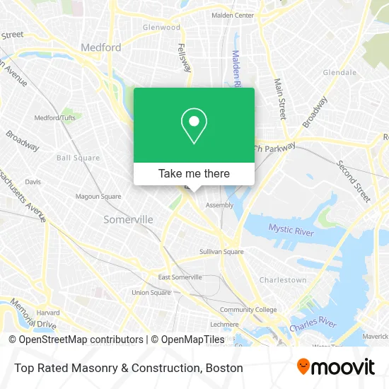 Top Rated Masonry & Construction map