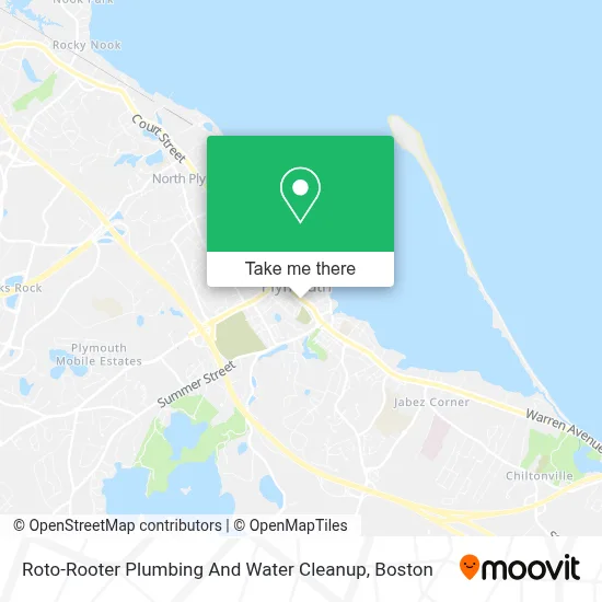 Roto-Rooter Plumbing And Water Cleanup map