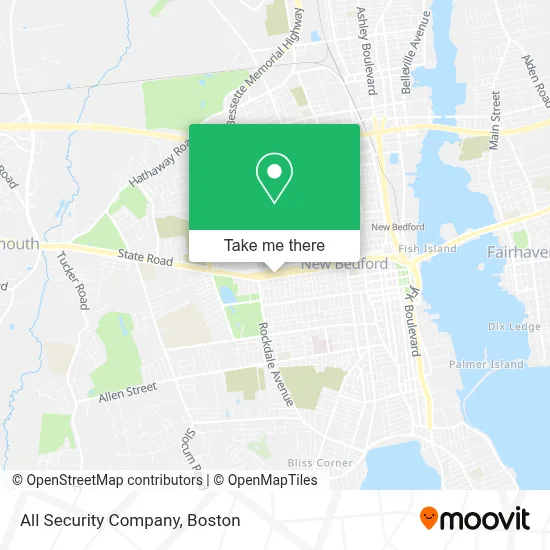All Security Company map