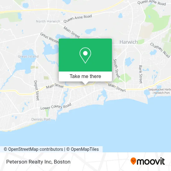 Peterson Realty Inc map