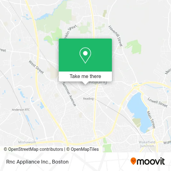 Rnc Appliance Inc. map
