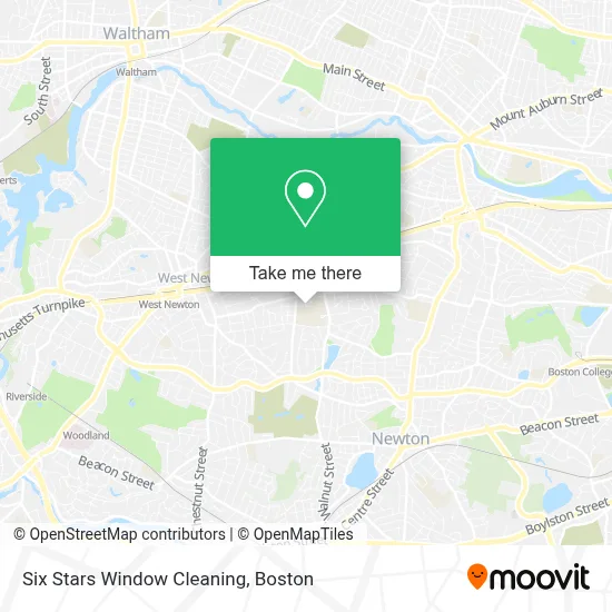 Six Stars Window Cleaning map