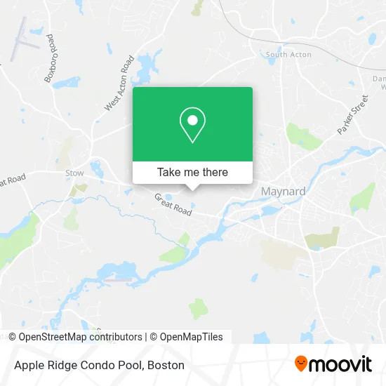 Apple Ridge Condo Pool map