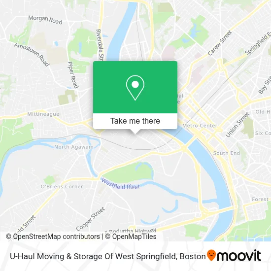 U-Haul Moving & Storage Of West Springfield map