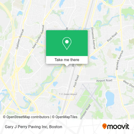 Gary J Perry Paving Inc map