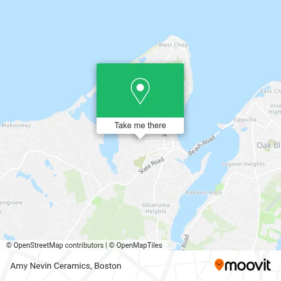 Amy Nevin Ceramics map
