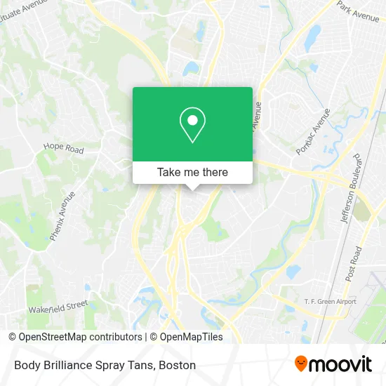 Body Brilliance Spray Tans map
