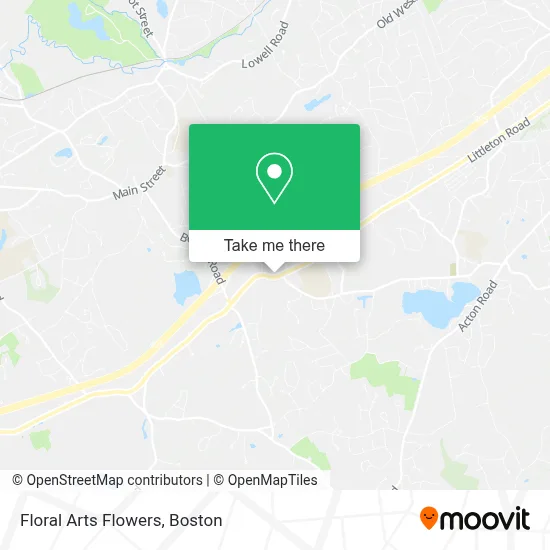 Floral Arts Flowers map