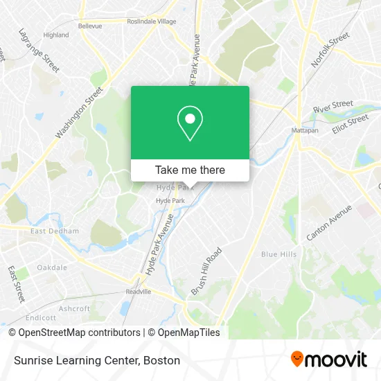 Sunrise Learning Center map