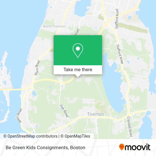 Be Green Kids Consignments map