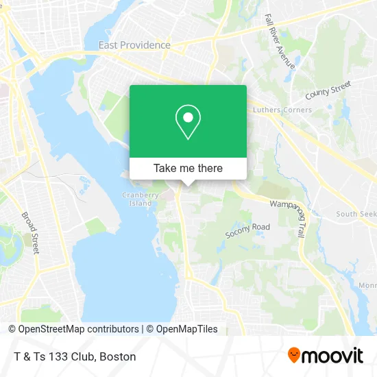 T & Ts 133 Club map