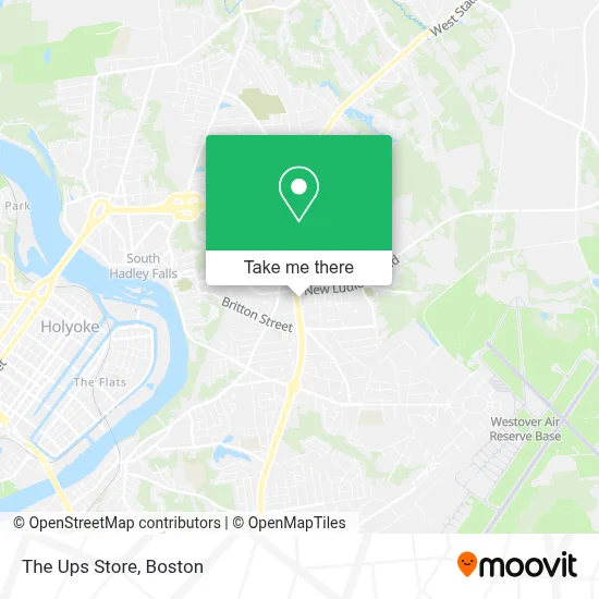 The Ups Store map