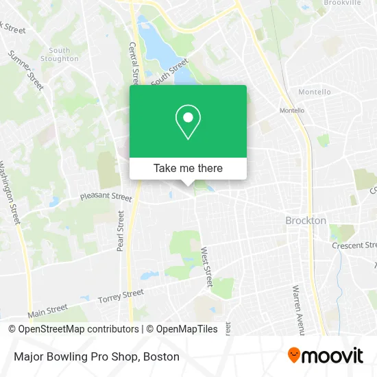 Major Bowling Pro Shop map
