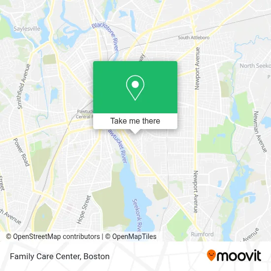 Family Care Center map