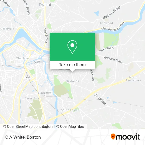 C A White map