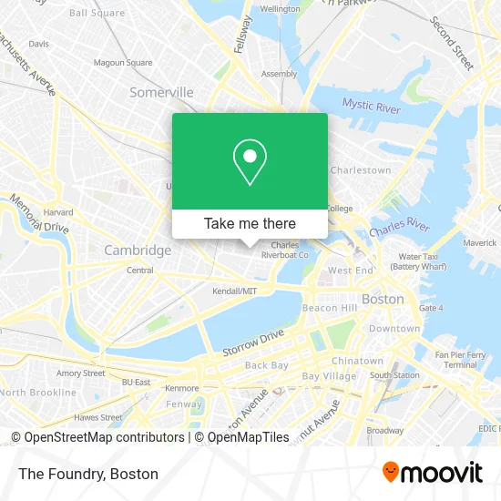 The Foundry map