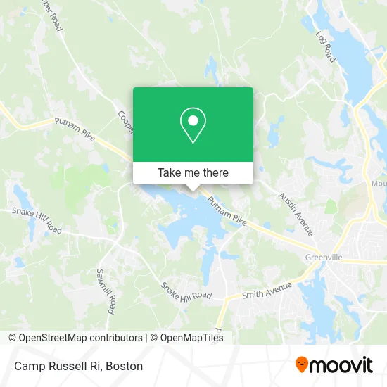 Camp Russell Ri map