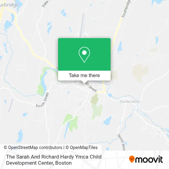 The Sarah And Richard Hardy Ymca Child Development Center map