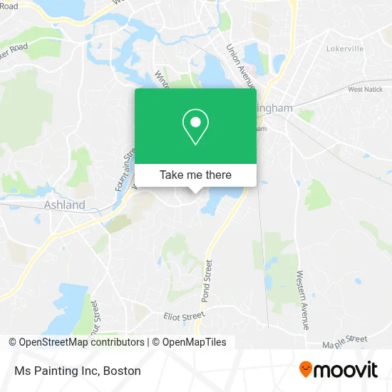 Ms Painting Inc map