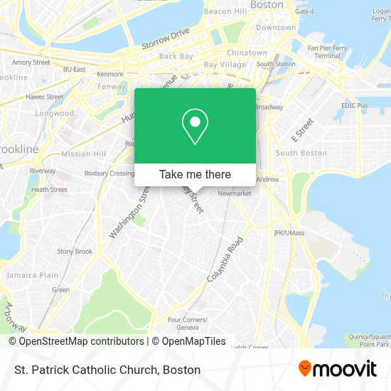 St. Patrick Catholic Church map