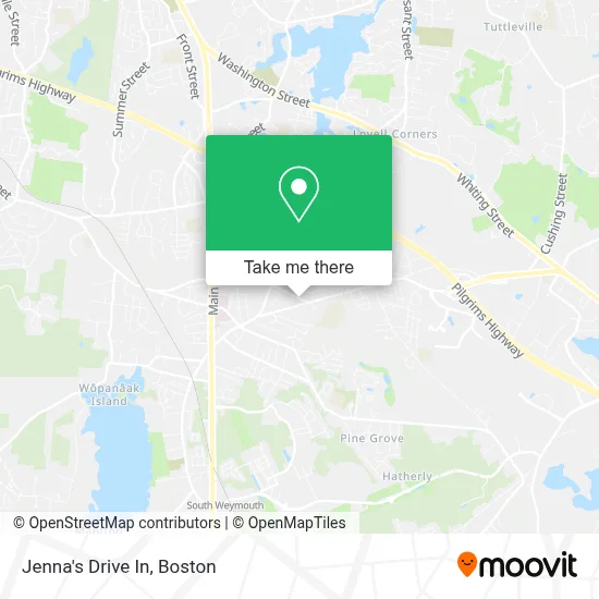 Jenna's Drive In map