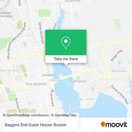 Baggins End Guest House map