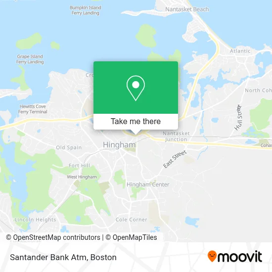 Santander Bank Atm map