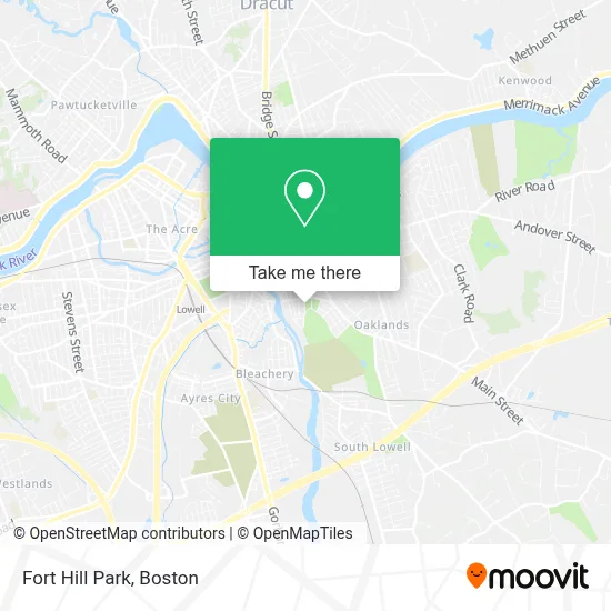 Fort Hill Park map
