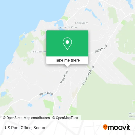 Us Post Office map