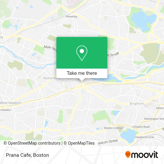 Prana Cafe map