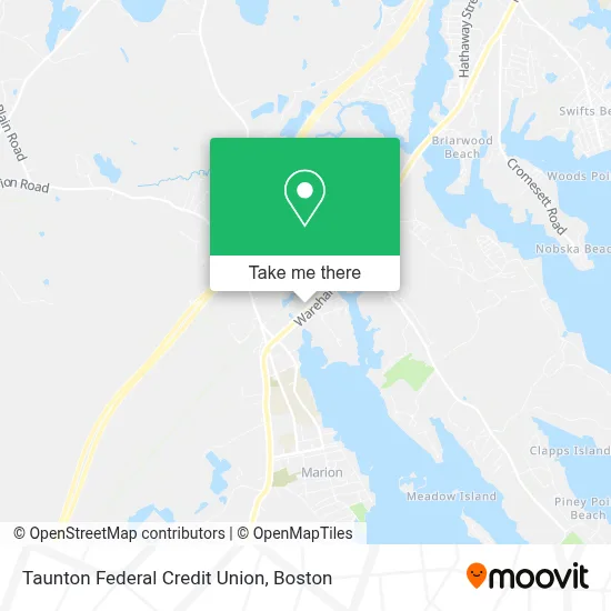 Taunton Federal Credit Union map