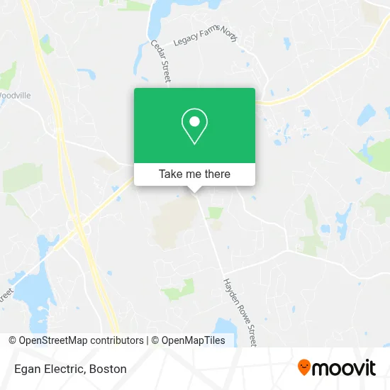 Egan Electric map