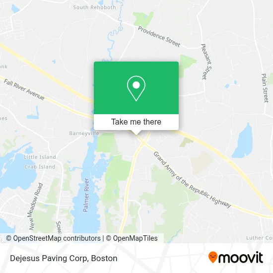 Dejesus Paving Corp map