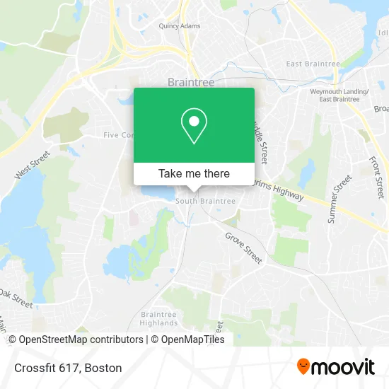 Crossfit 617 map