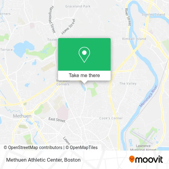 Methuen Athletic Center map
