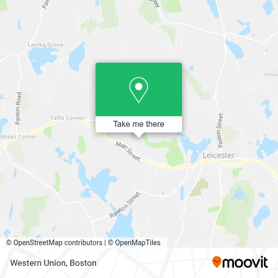 Western Union map