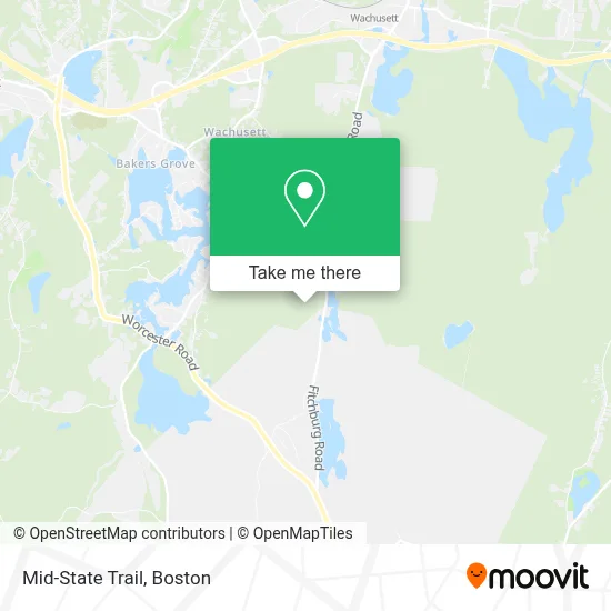 Mid-State Trail map