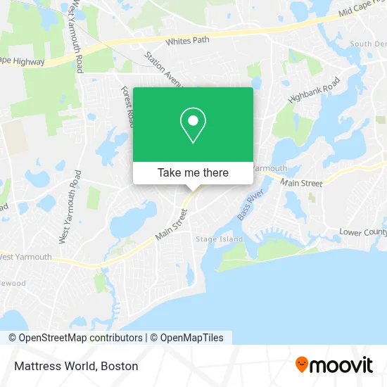 Mattress World map