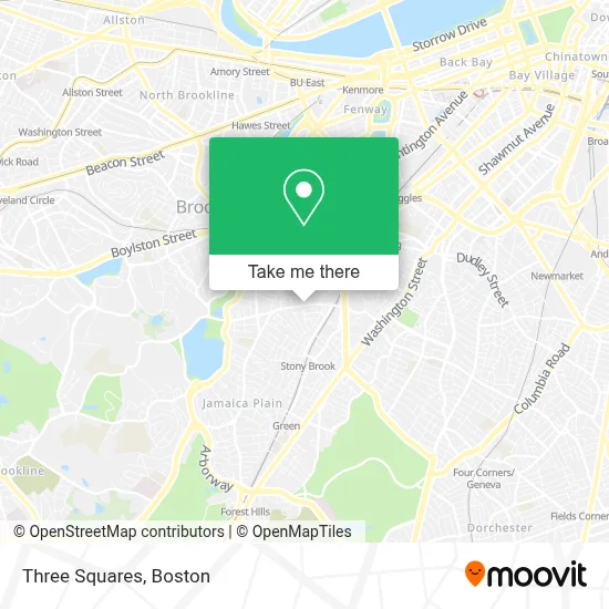 Three Squares map
