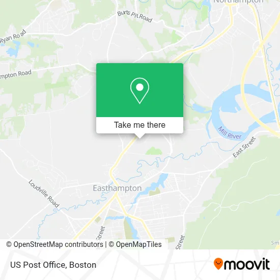Us Post Office map