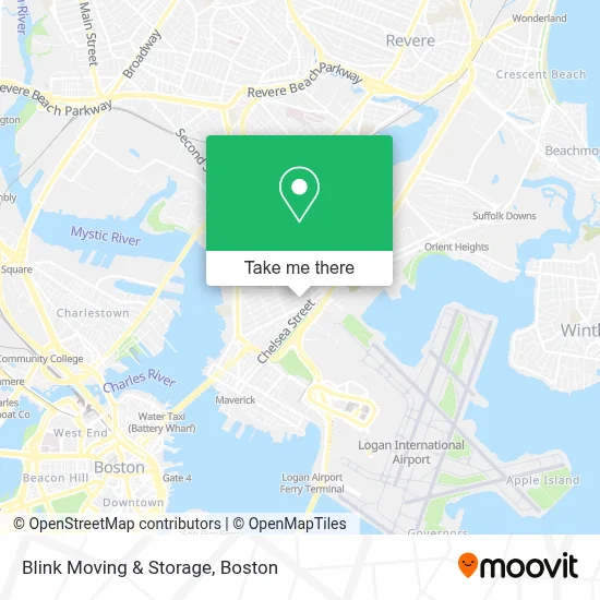 Blink Moving & Storage map