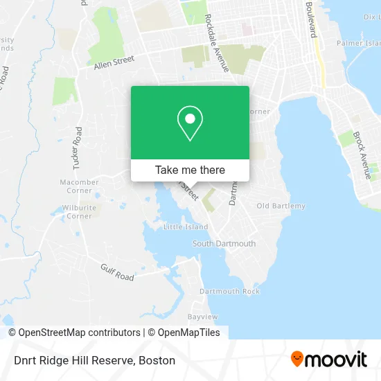 Dnrt Ridge Hill Reserve map