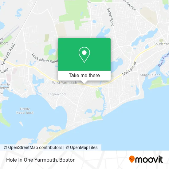 Hole In One Yarmouth map