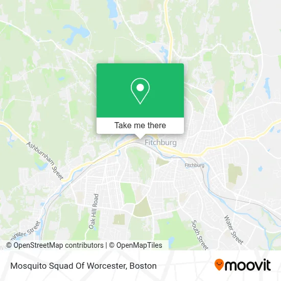 Mosquito Squad Of Worcester map