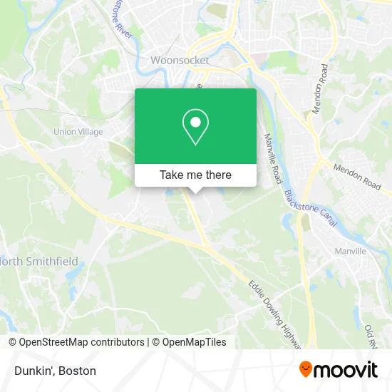 Dunkin' map