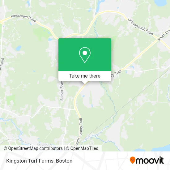 Kingston Turf Farms map