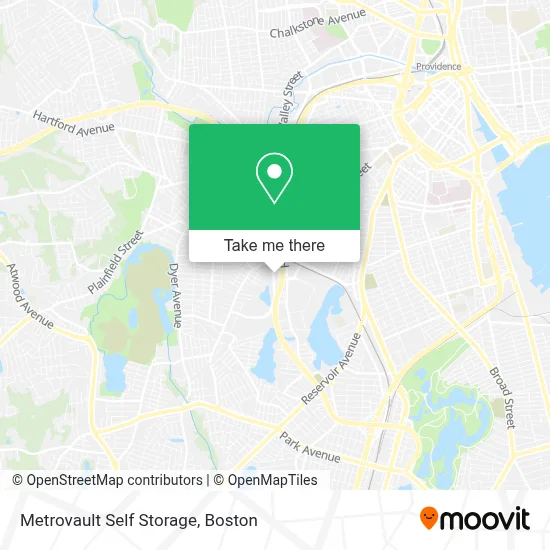 Metrovault Self Storage map
