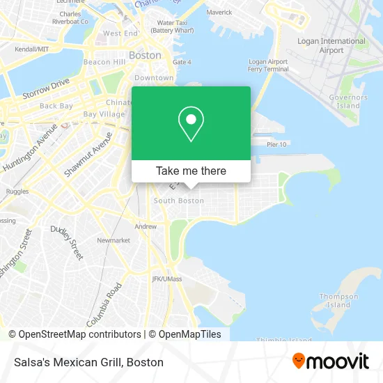 Salsa's Mexican Grill map