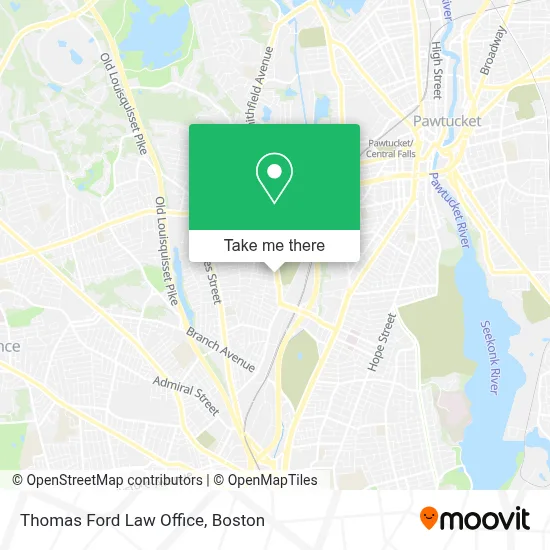 Thomas Ford Law Office map